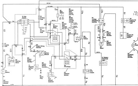 john deere 105 wiring diagram 